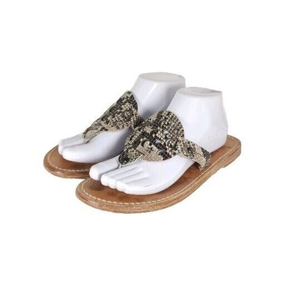 Freebird by Steven Women's Vallarta US9 Multi Leather Moon Stars Thong Sandals - Picture 1 of 16